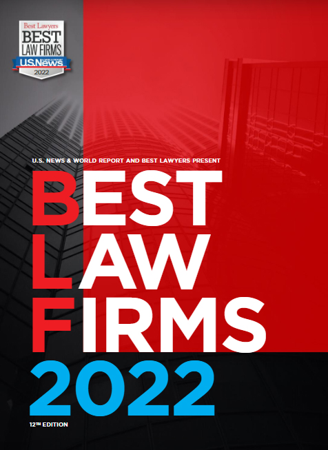 U.S. News and World Report Best Law Firm award recognition